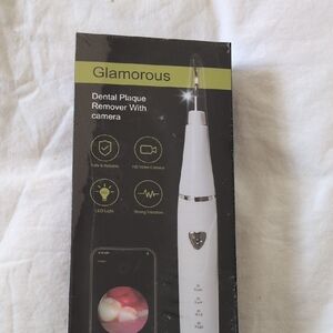 Glamorous White Dental Plaque Remover with Camera and LED